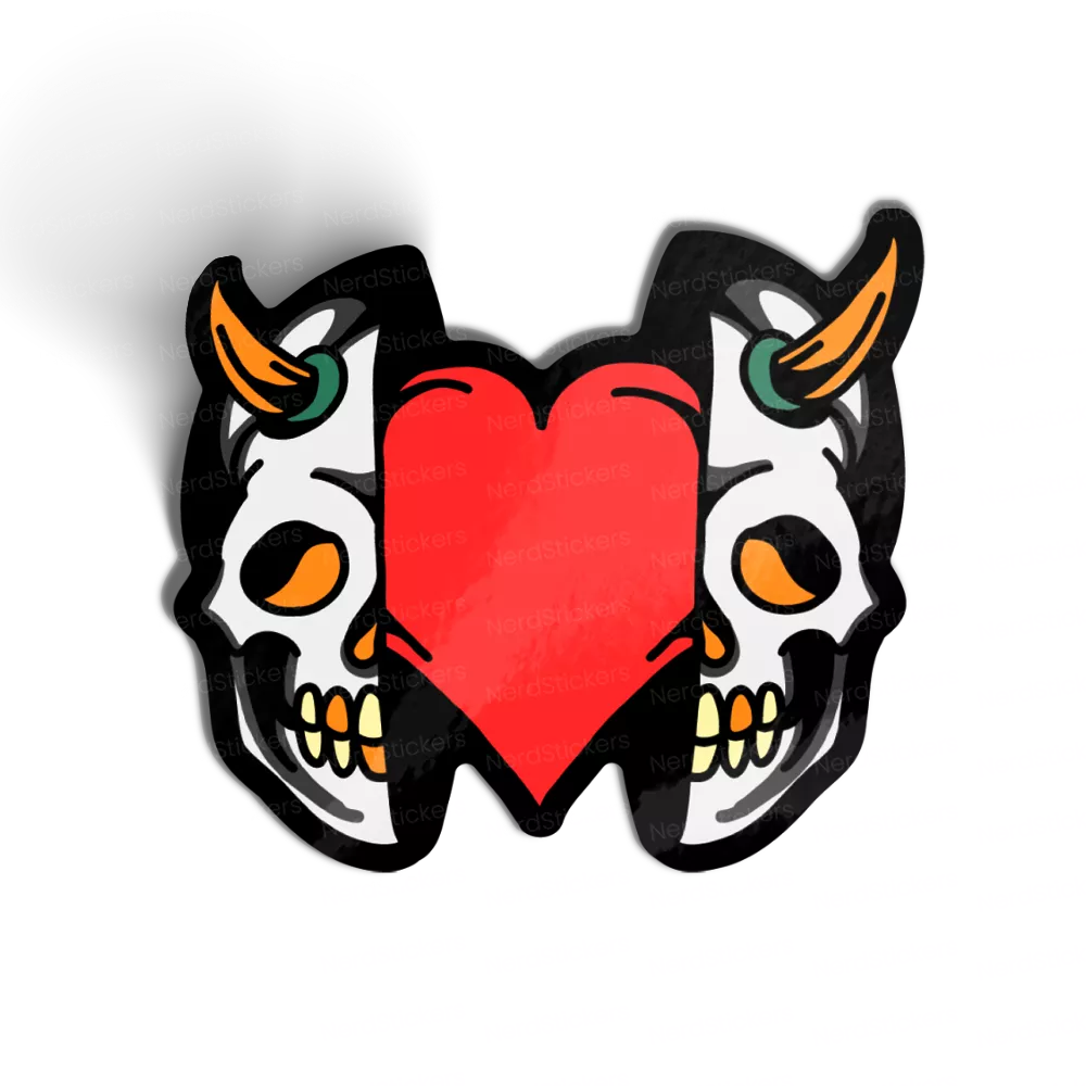 Skull heart