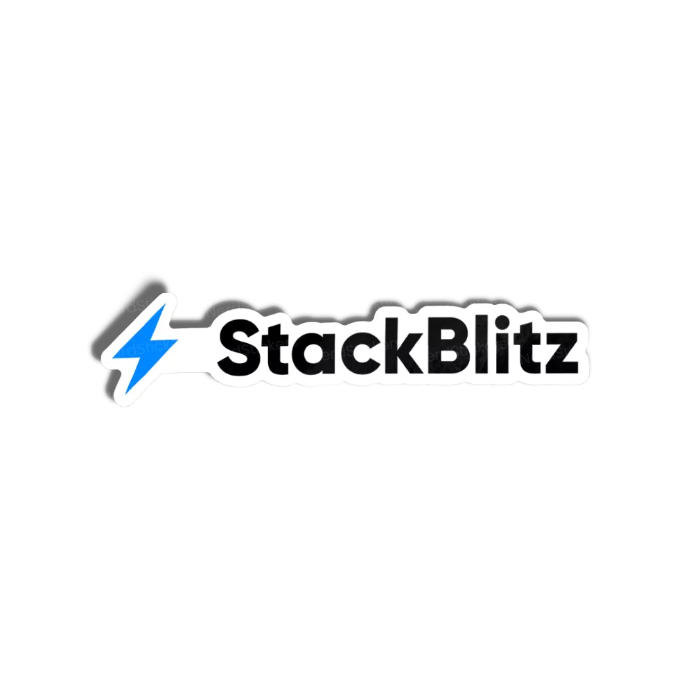 Adesivo StackBlitz, Programação