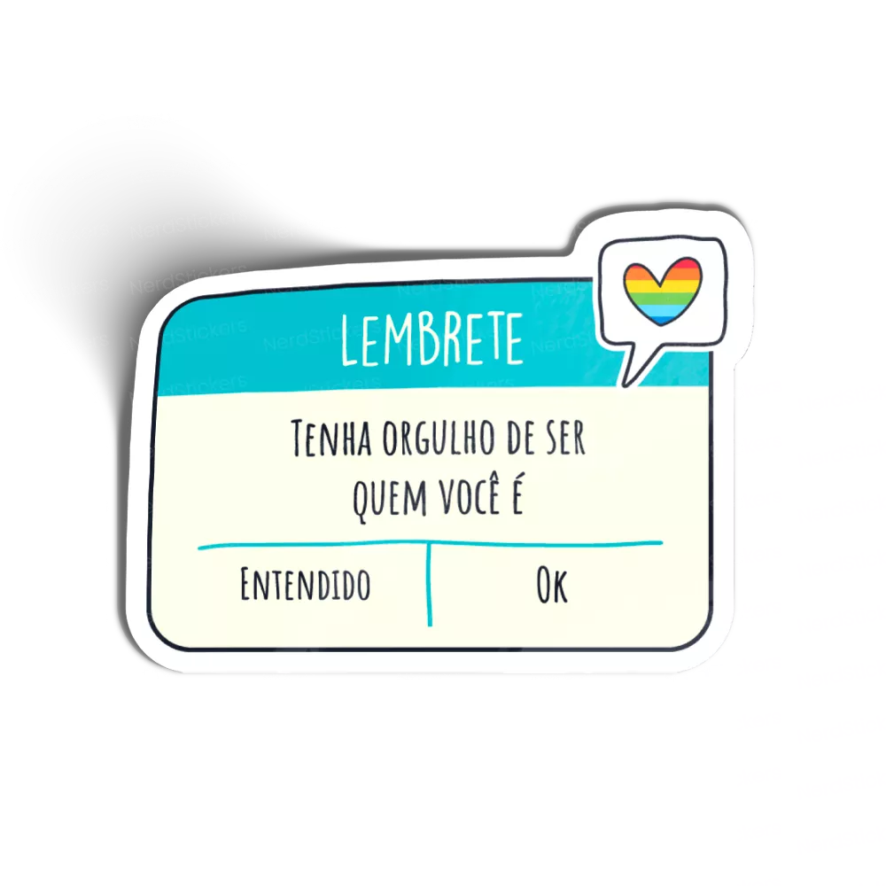 Tenha orgulho sticker, Causes