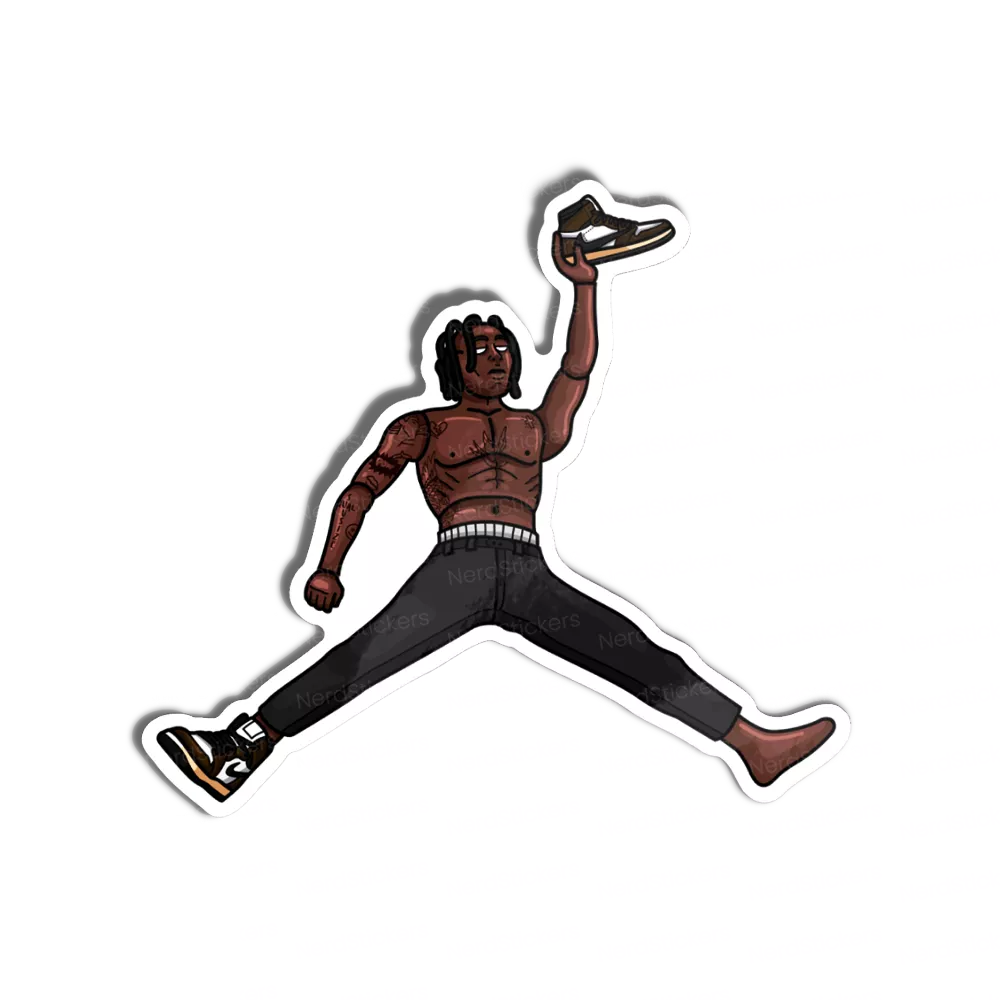 Adesivo Travis Scott Jumpman, Música