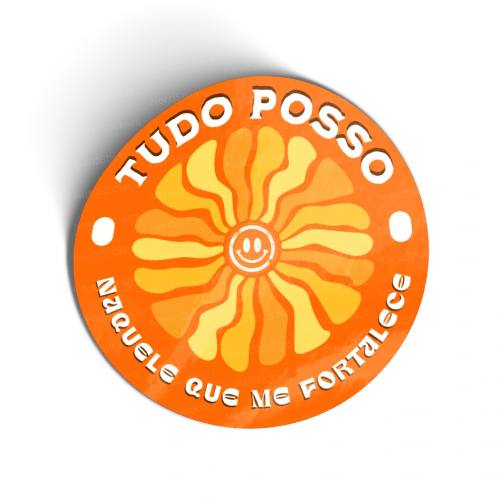 Adesivo TUDO POSSO, Cristãos
