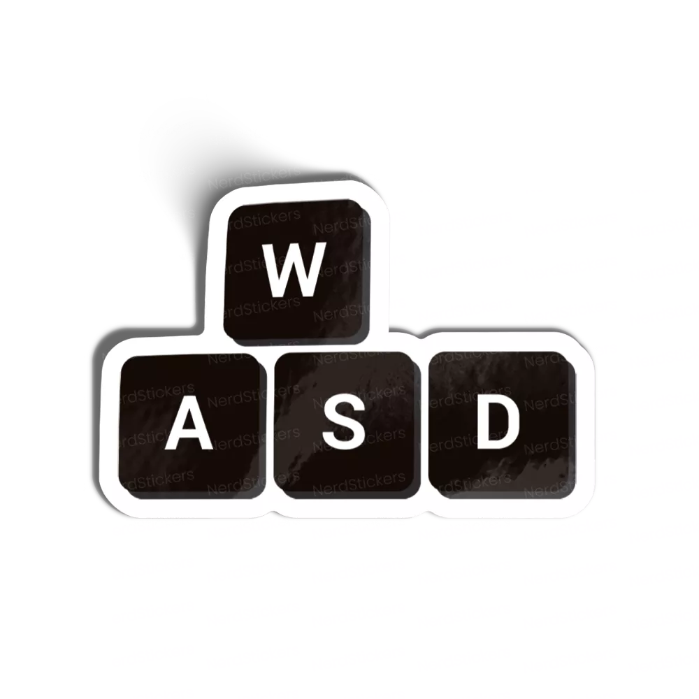 Adesivo WASD, Programação