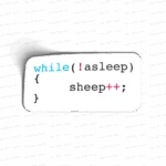 While | Sticker