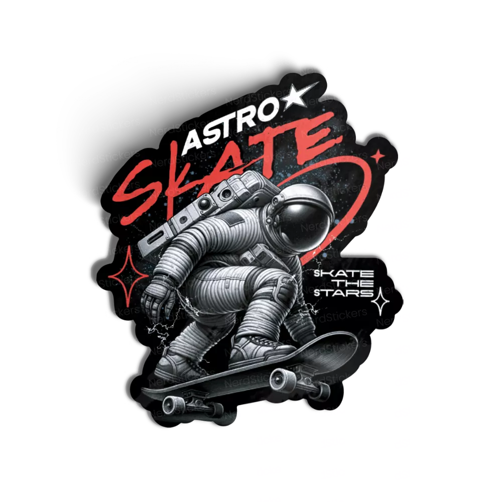 Astro Skate sticker, Games
