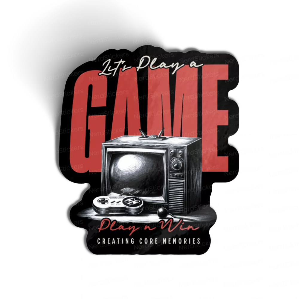 Adesivo Lets Play a Game, Games