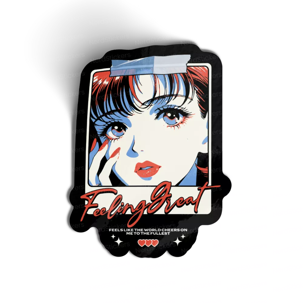 Adesivo Feeling Great, Anime e Mangá