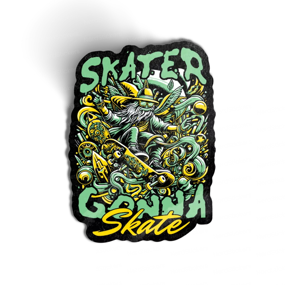 Adesivo Skater Gonna Skate, Games