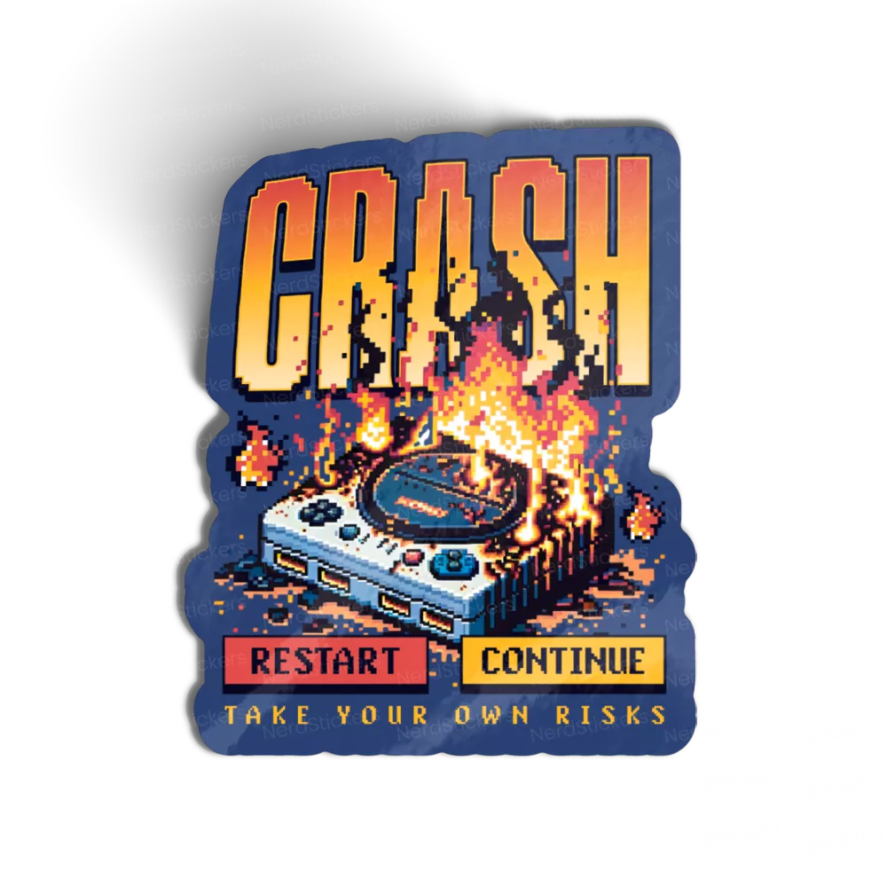 Adesivo Crash Snes Restart, Games