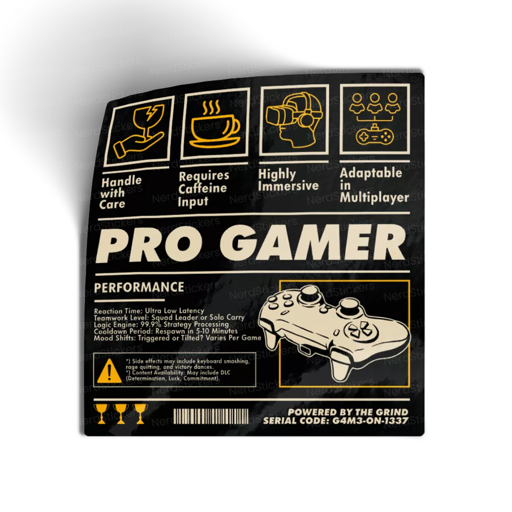 Adesivo PRO GAMER, Games