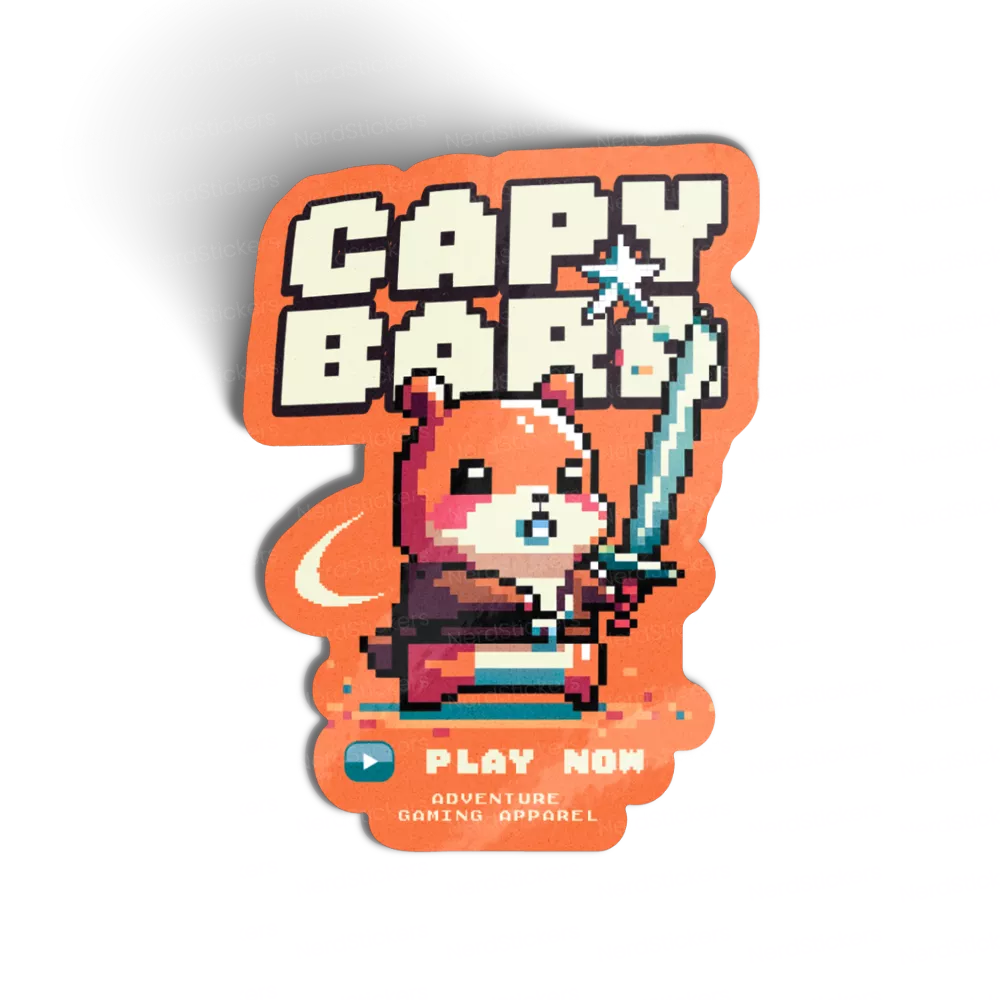 CAPY BARA sticker, Animals