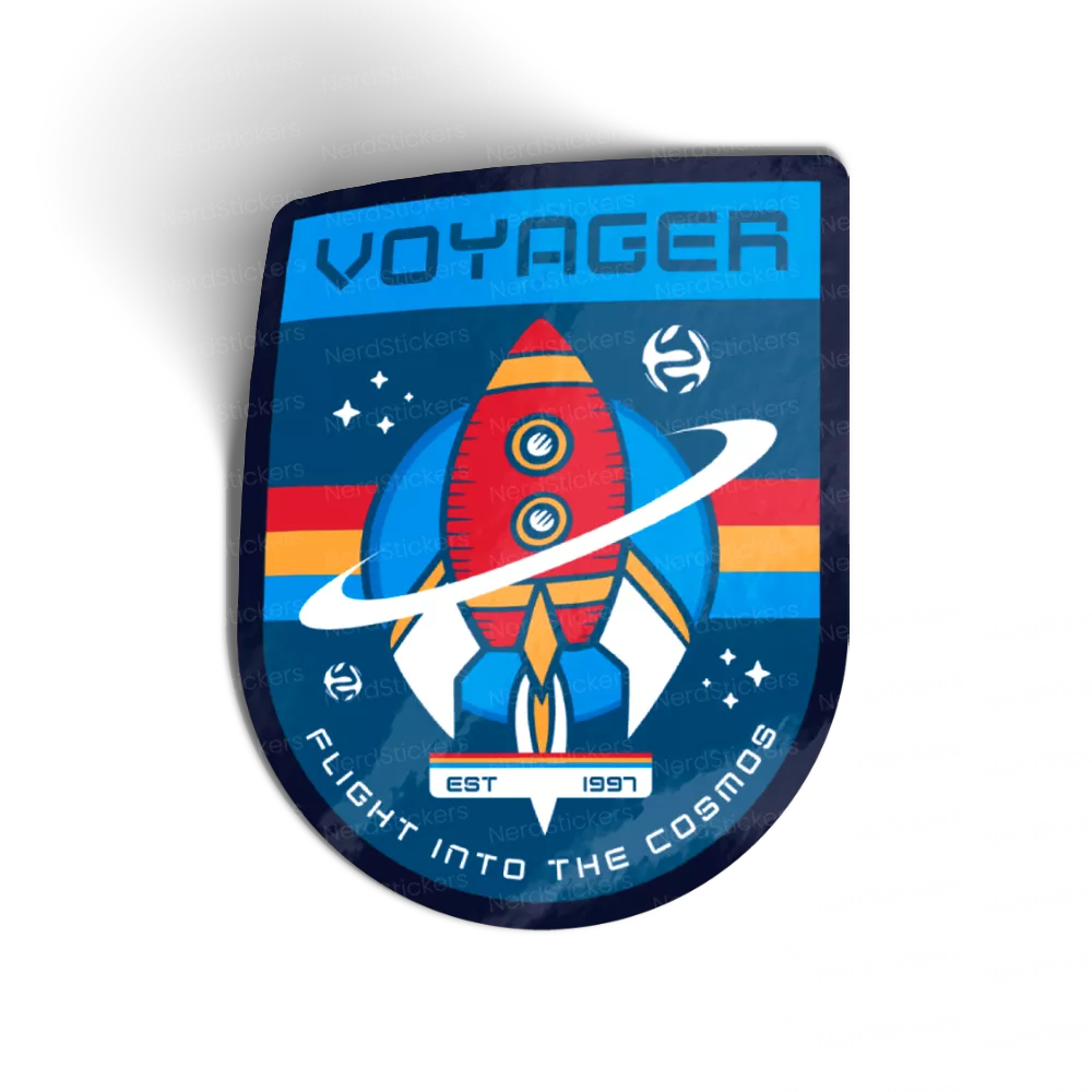 VOYAGER sticker, Travel