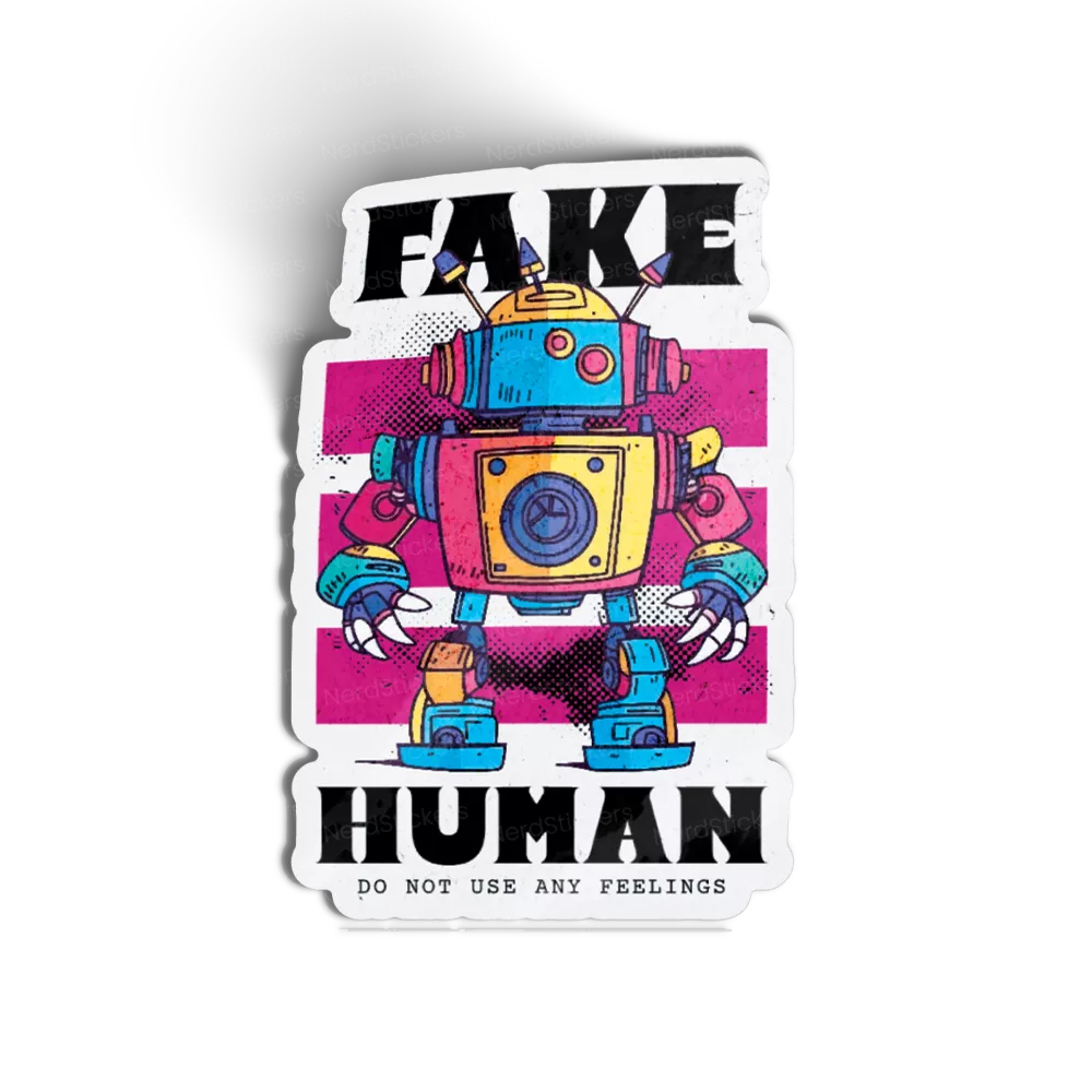 Adesivo FAKE HUMAN, Programação