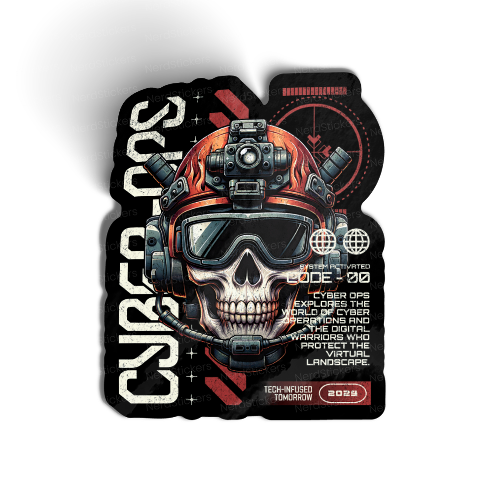CYBER OPS | Nerd Stickers