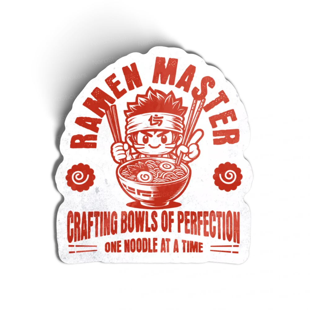 Adesivo RAMEN MASTER, Comida e Bebida