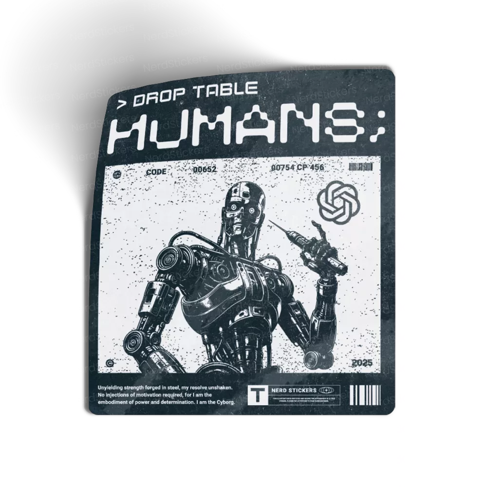 Adesivo Drop-Table Humans, Programação