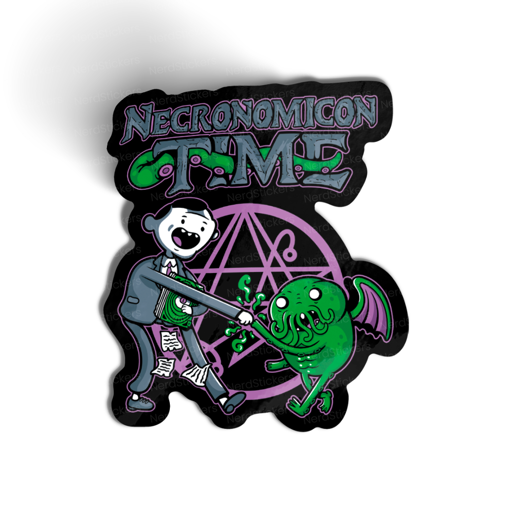 Necronomicon Time | Nerd Stickers