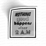 2 A.M | Sticker