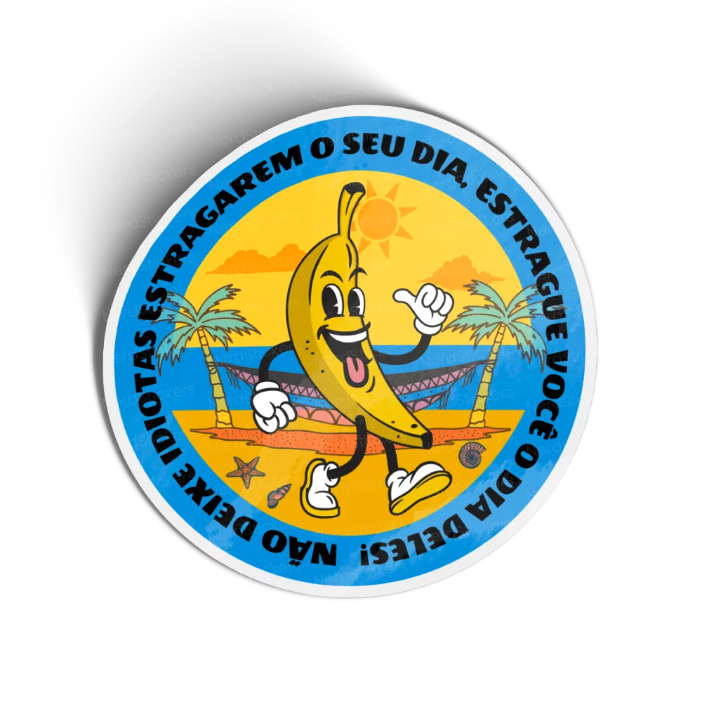 Estrague o Dia Deles sticker, Travel