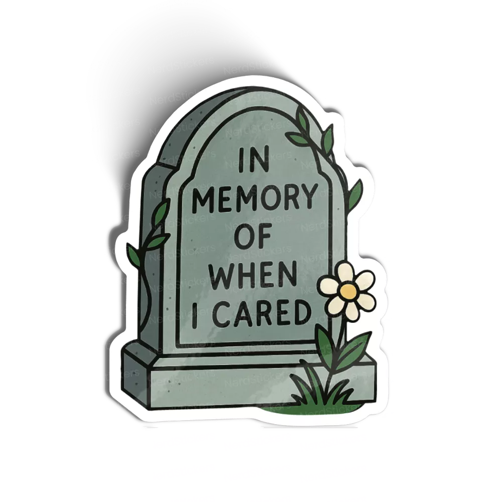 Adesivo In memory of when i cared, Música
