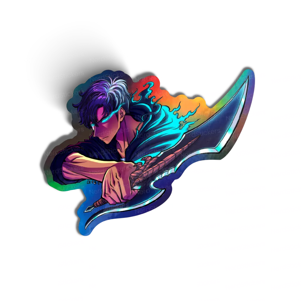 Adesivo Holográfico Caçador Rank S, Anime e Mangá