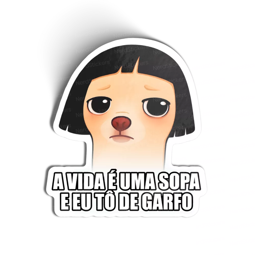 Adesivo A vida é uma sopa, Animais
