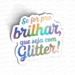 brilhando com glitter