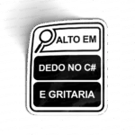 Alto em dedo c*