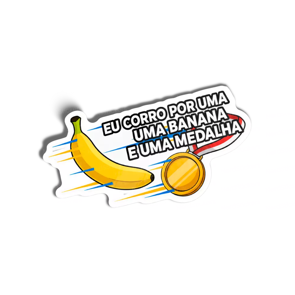 Eu corro por uma banana
