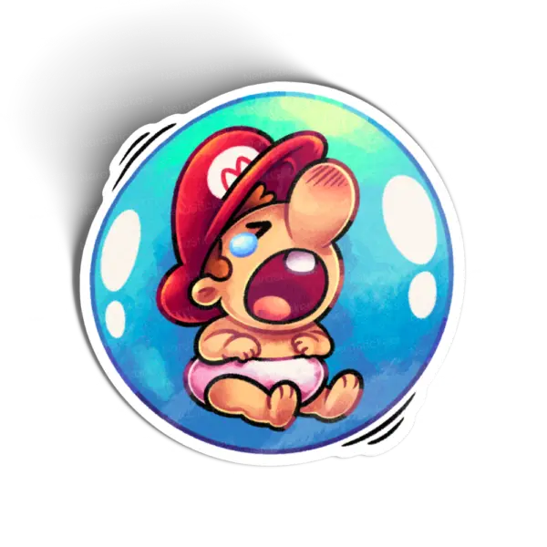 Adesivo Baby Mario, Games