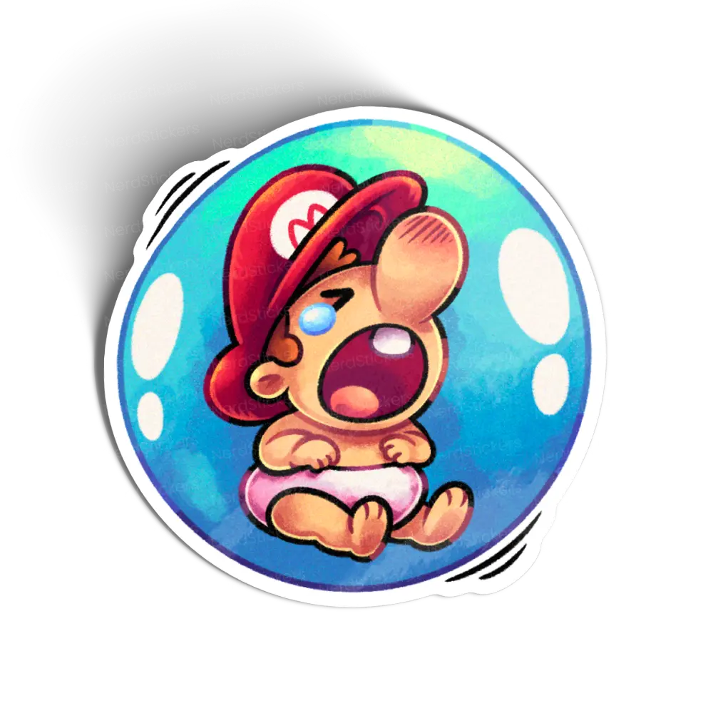 Adesivo Baby Mario, Games