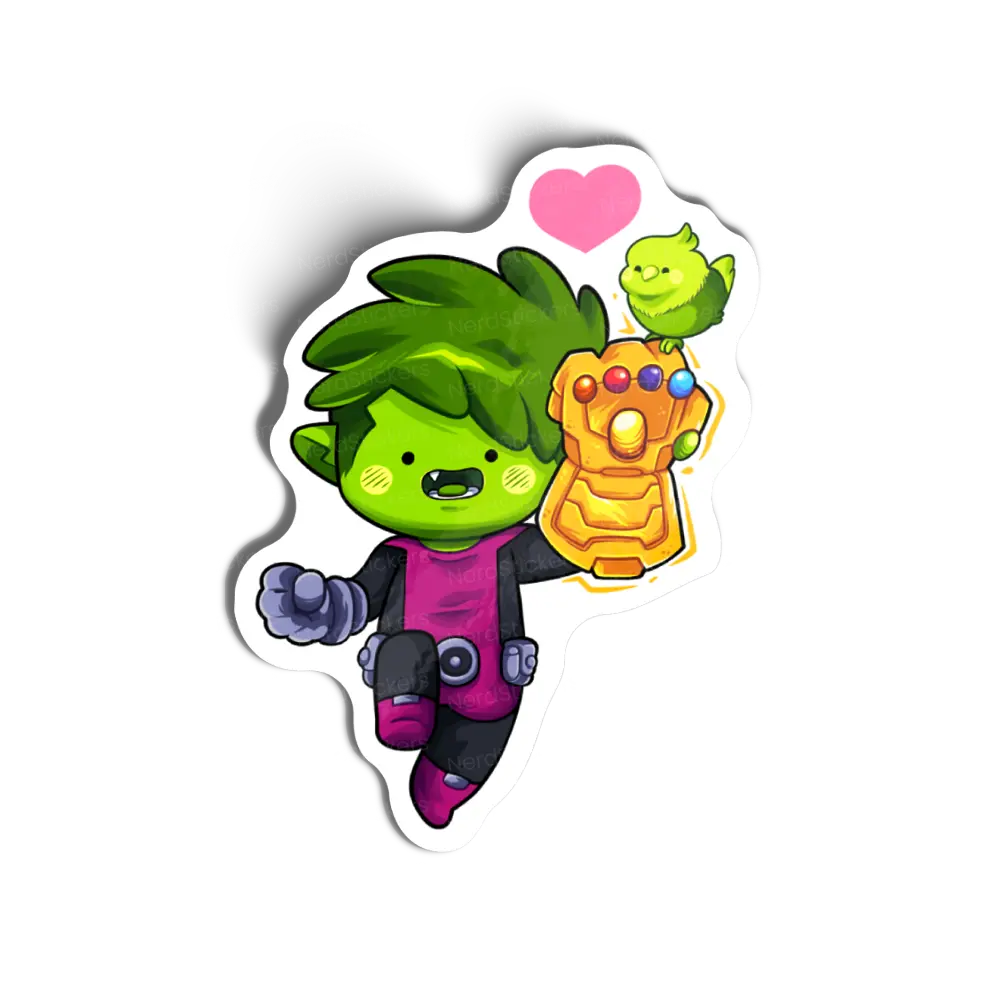 Adesivo Beast Boy, Anime e Mangá