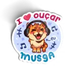 Eu amo ouçar musga