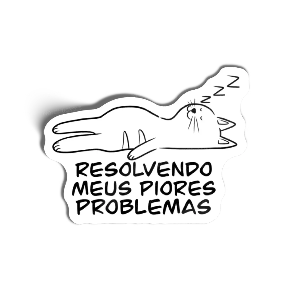 Resolvendo meus piores problemas sticker, Animals