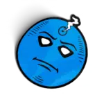 Blue God Smiley