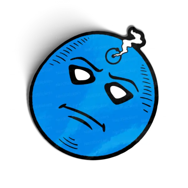 Blue God Smiley