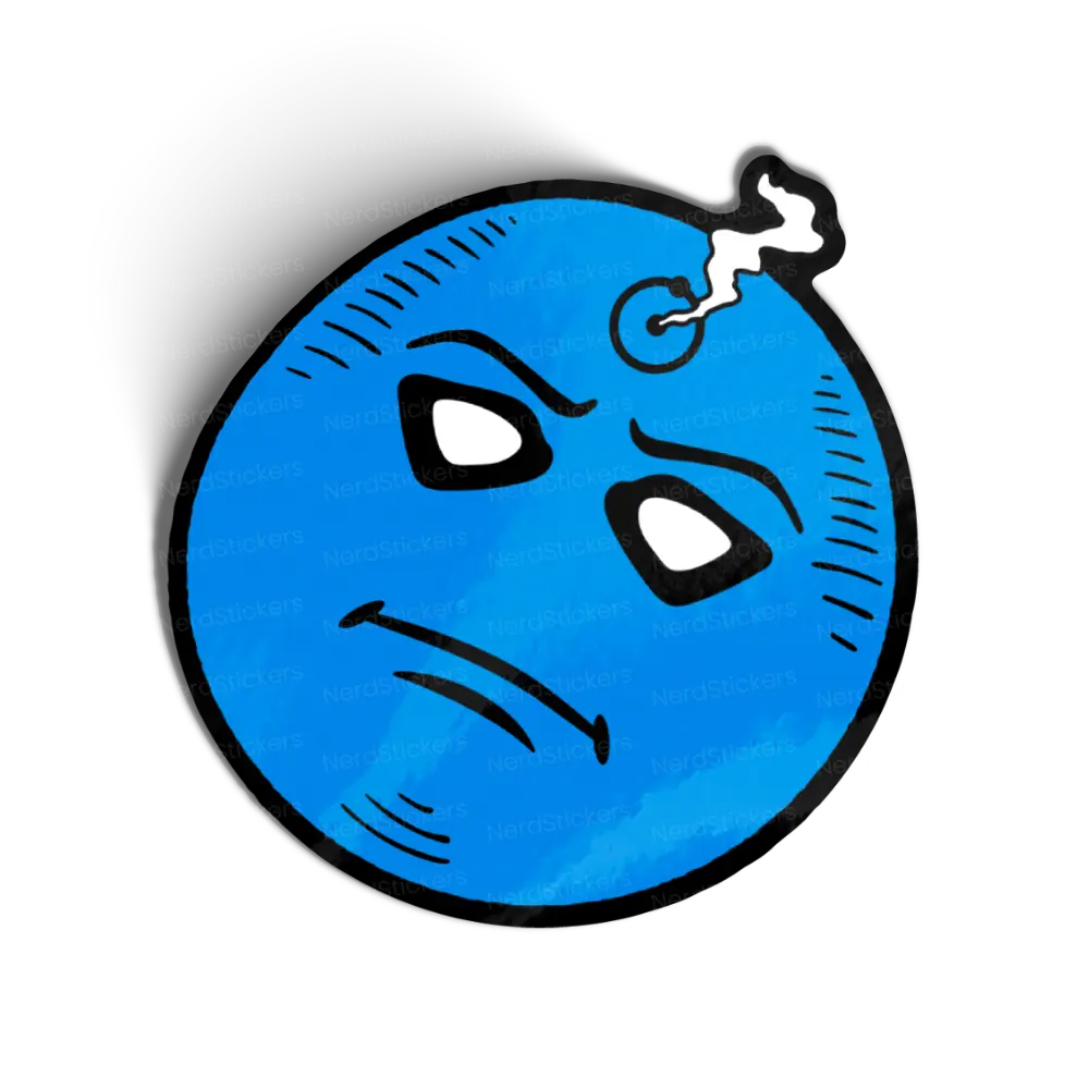 Blue God Smiley