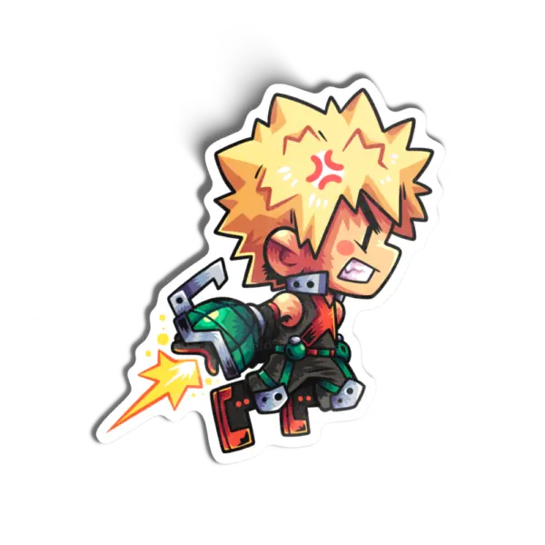 Adesivo Bakugo, Anime e Mangá
