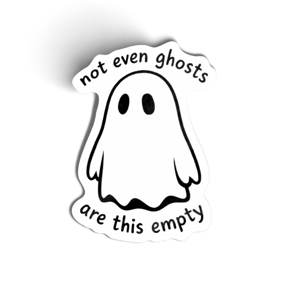 Empty Ghost sticker, Horror e Halloween