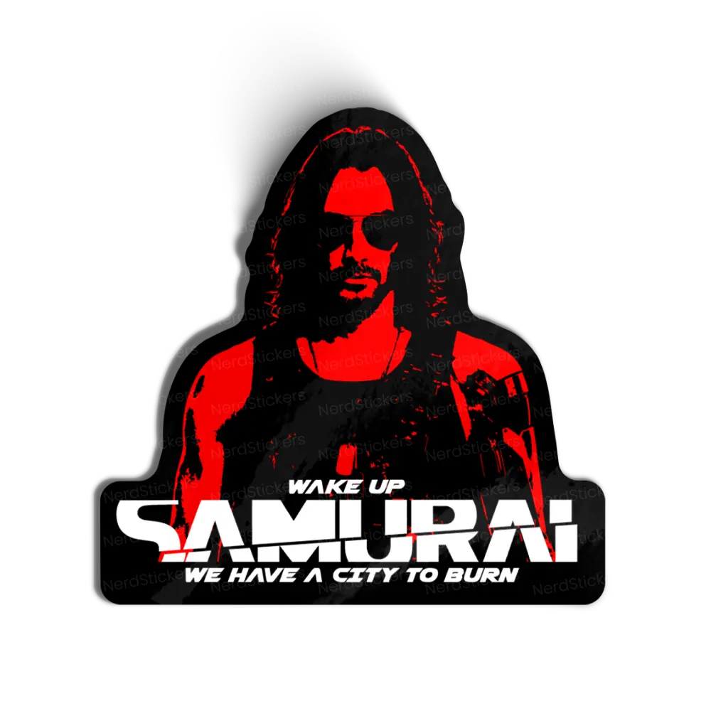 Adesivo Wake Up Samurai, Games