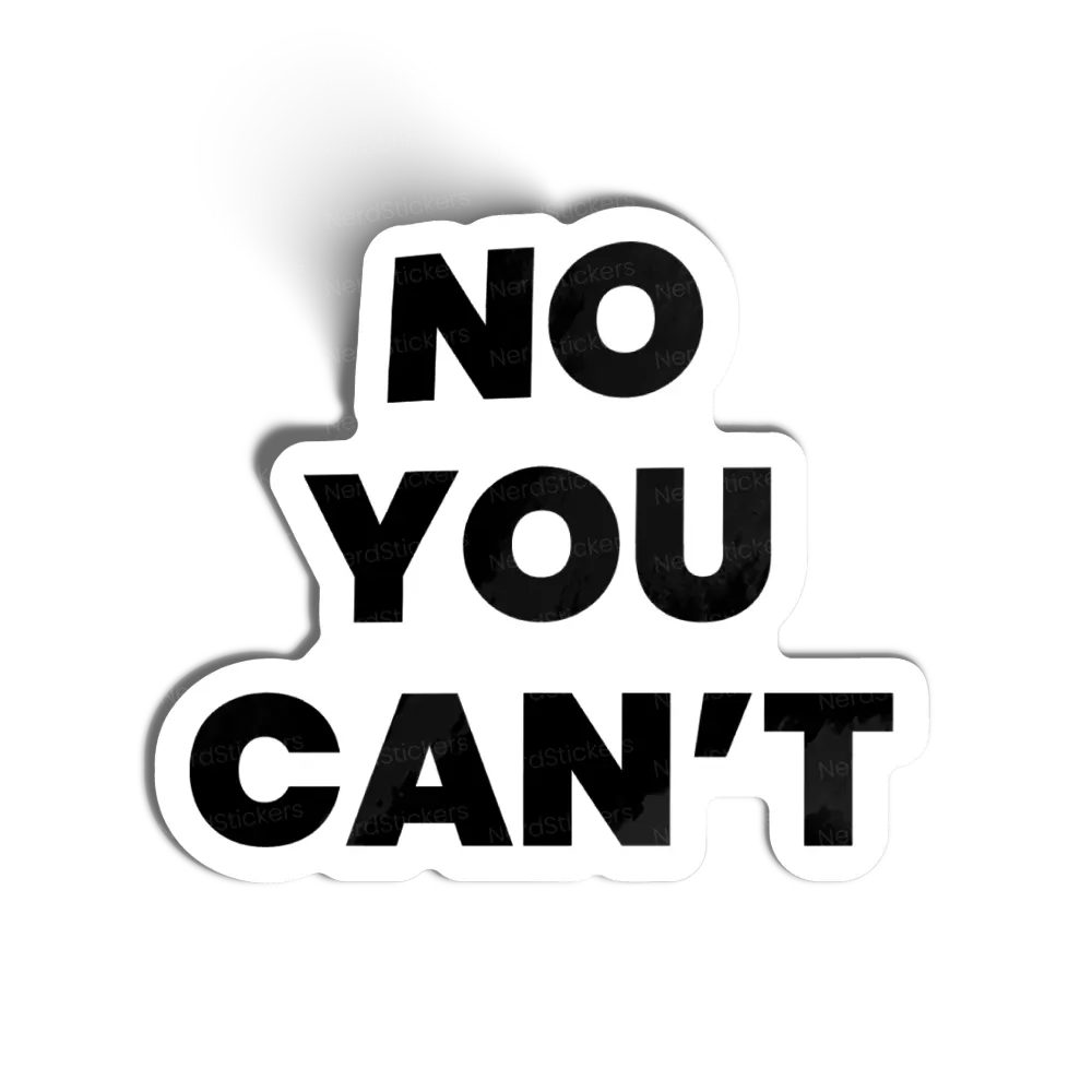 Adesivo You cant, Esportes