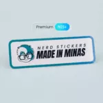 Adesivo Retangular Premium Personalizado