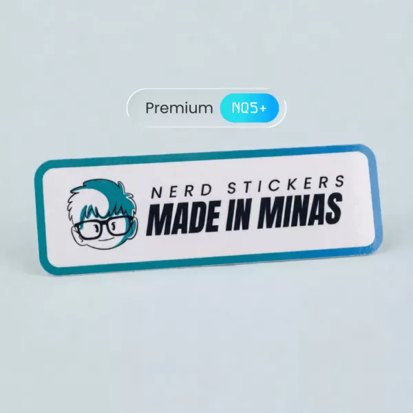 Adesivo Retangular Premium Personalizado