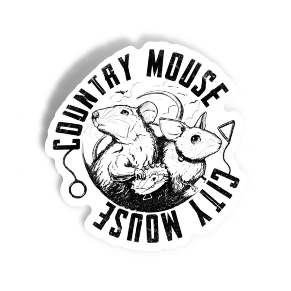 Adesivo City Mouse Country Mouse, Comida e Bebida