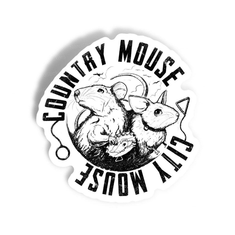 Adesivo City Mouse Country Mouse, Comida e Bebida