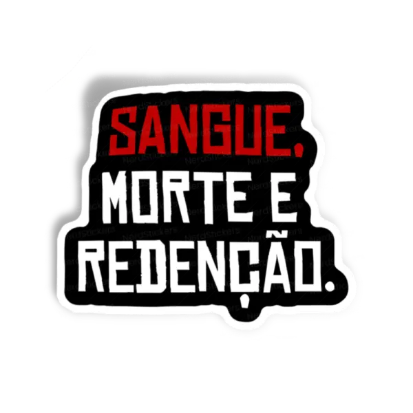 SANGUE, MORTE E REDENÇÃO. sticker, Games