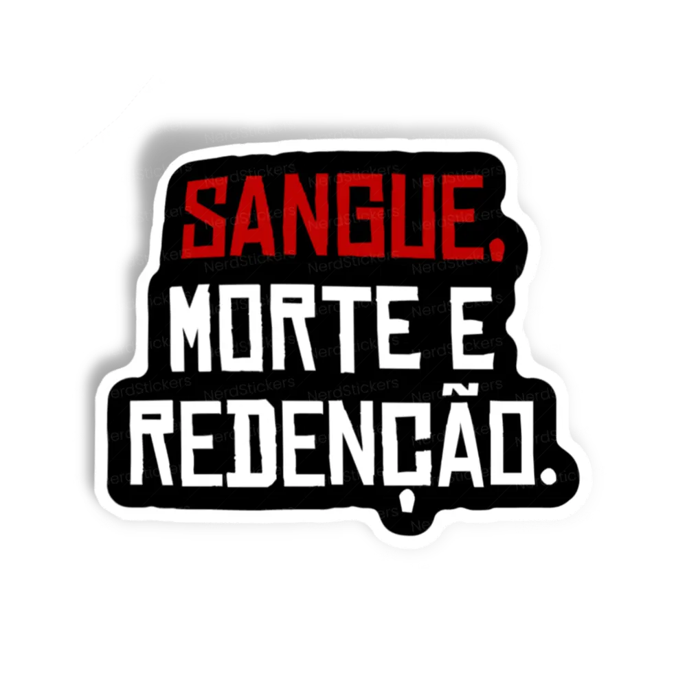 Adesivo SANGUE, MORTE E REDENÇÃO., Games