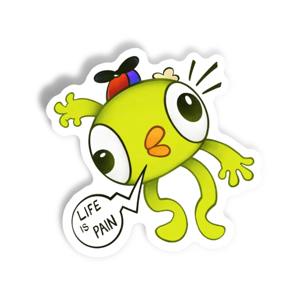 Life is pain sticker, Games