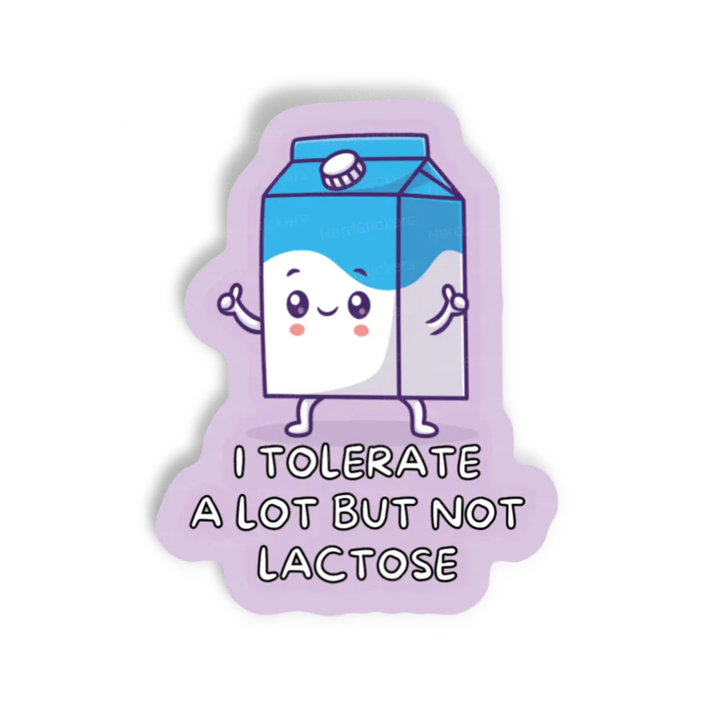 Adesivo No Lactose, Comida e Bebida
