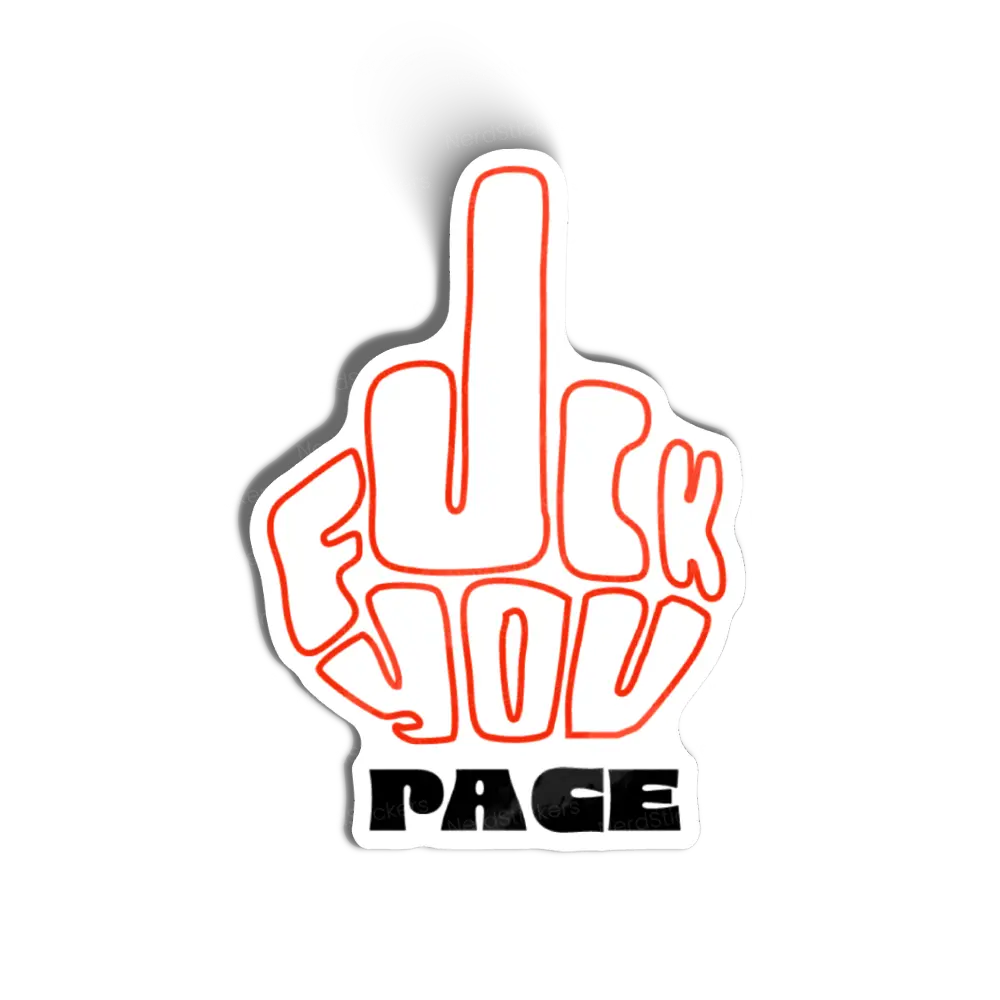 Adesivo FCK PACE, Memes e Humor
