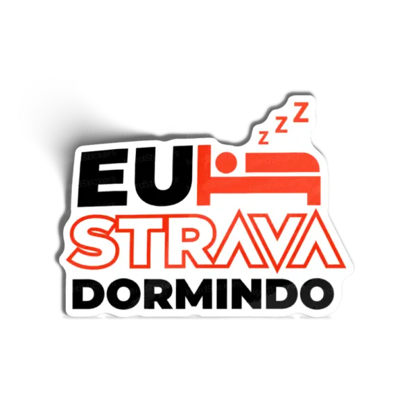 Adesivo Strava dormindo, Memes e Humor